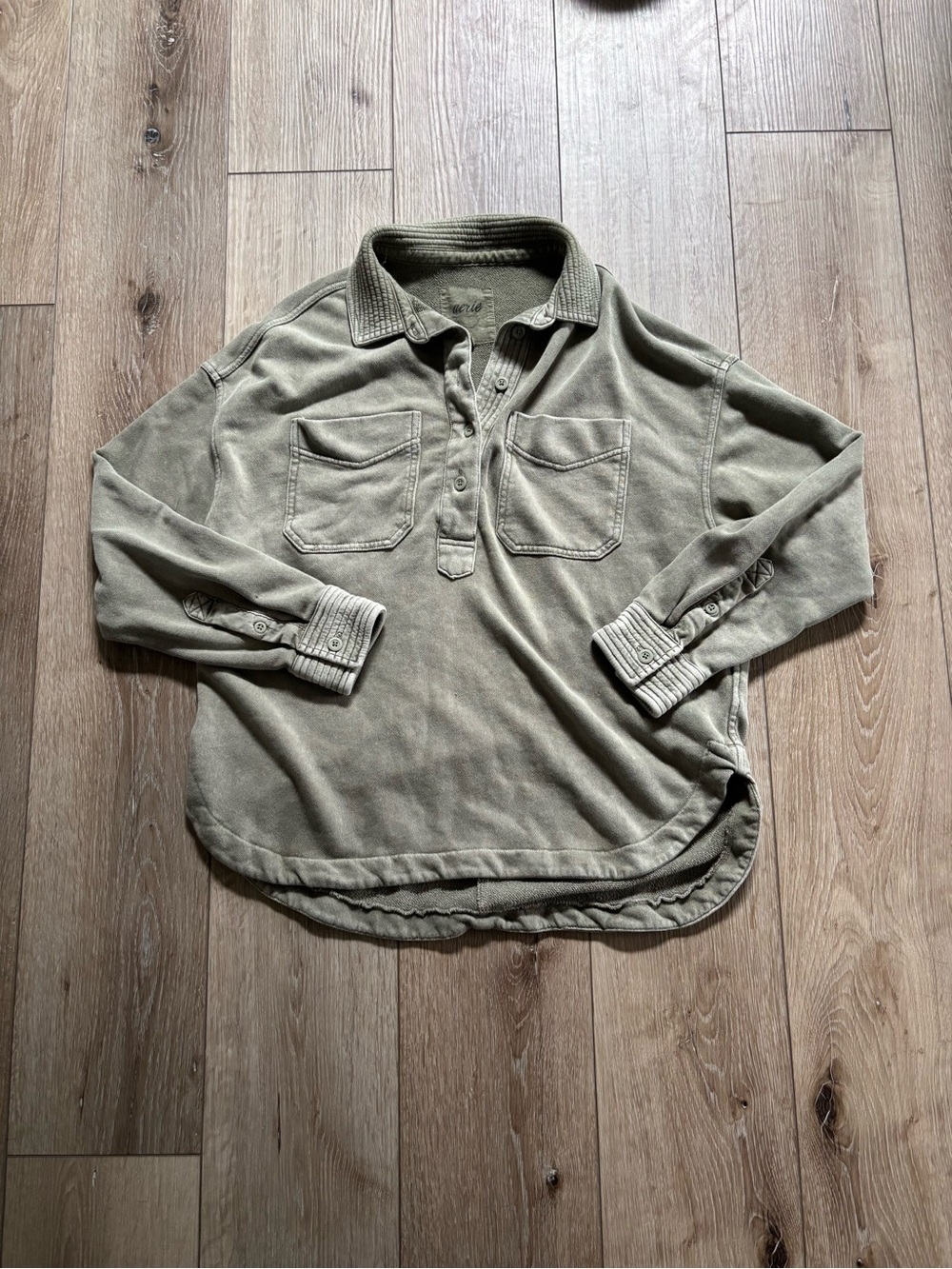 Aerie Popover Polo Sweatshirt size xs